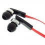 Gembird | Porto earphones with microphone and volume control with flat cable | Built-in microphone | 3.5 mm | Red/Black - 3